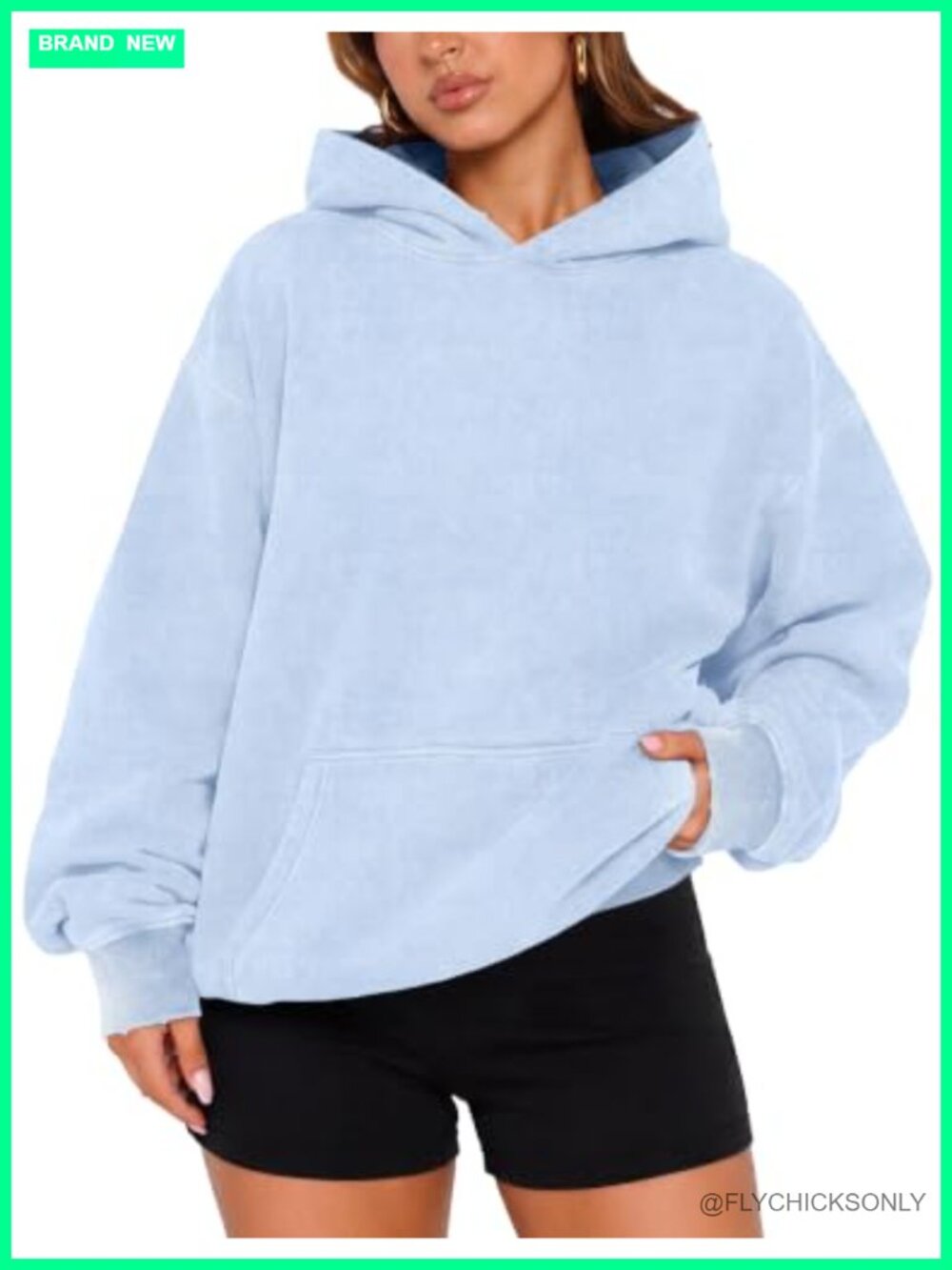 Oversized Acid Wash Hoodie Heavyweight Fleece Pullover Sweatshirt